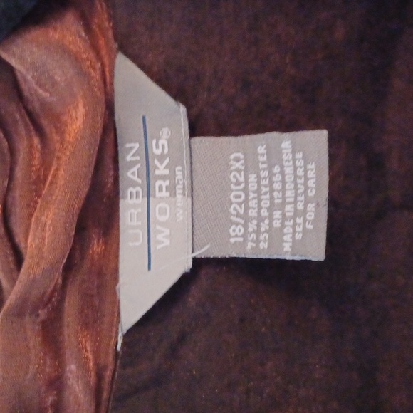 Urban Works bronze shiny 18/20 top - Picture 4 of 4